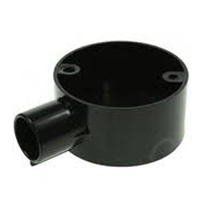 1S20B | 20mm Black One Way Terminal Box | Conduit Accessories ...