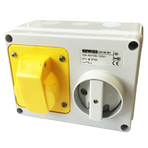 Gw Gewiss V Lockable Rotary Switched Interlock Interlock