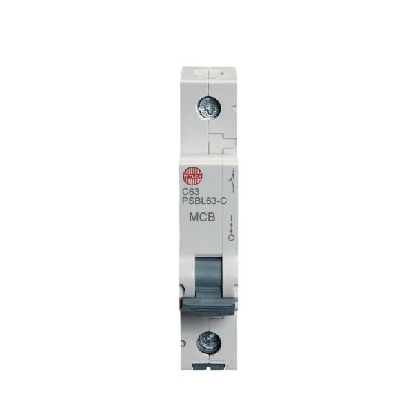 PSBL63-C | WYLEX | 63a Single Pole Type C MCB | 63amp SP MCB | 63amp ...