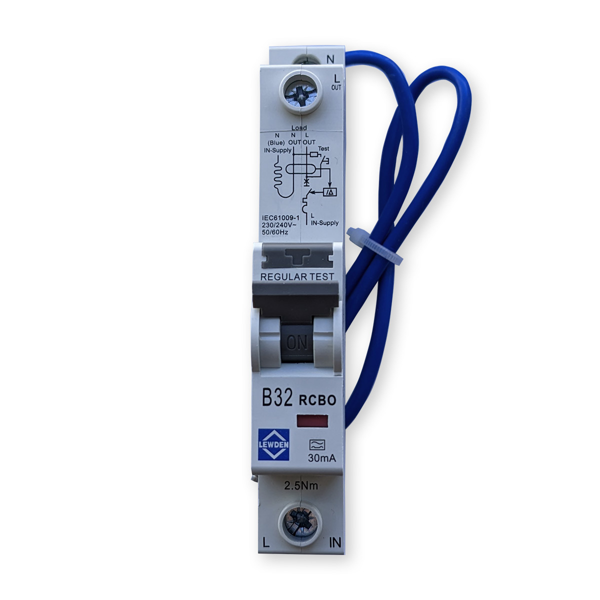 RCBO-16/30/SPA| LEWDEN RCBO 16AMP 6KA RCBO| Superlec Direct